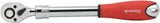 Neiko 03068A 1/2Inch Drive Extendable Ratchet Handle | 72 Tooth Reversible Ratcheting Feature w/Soft Grip Handle | 12 to 171/2
