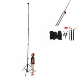 Glide Gear TST 20 Sky High 20' Tall Video Camera Tripod Stand - Air-Cushioned Telescoping Sections, Supports Up to 8 lbs - Ideal
