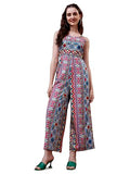 LookMark Women's Trendy Printed Crepe Full Dress with Stylish Neck(AZ-LM-P1-SD653-L) Multicolour