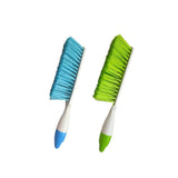 2 Pack Soft Bristle Bed Sheets Sweeping Cleaning Brush with Long Hand, Counter Duster for Debris Hair Remover Desk Quilt Sofa Fu