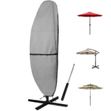 Zenicham Patio Umbrella Parasol Cover - 600D Waterproof Anti-Uv Fits 12-14 Feet -Like New