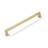khtumeware 5 Pack 12inch(305mm) Hole Center Brushed Brass Cabinet Pulls Heavy-Duty Satin Brass Cabinet Hardware Pulls for Kitche