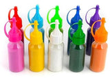 Oramsa Rangoli Colour Squeeze Bottles, Set of 10 Bottles, 90g Each, Multicolour for Festival Decoration