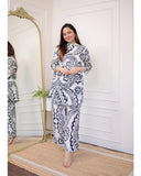Gosriki Women'S Cotton Blend Printed Ethnic Co-Ord Set (Qurom White-Gs_Xxl_White_Xx-Large),White,2,B0D4VM4NTV