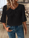 Toplot Fashion Women Tops || Shirt For Woman || Trendy Top For Women || Western Tops For Woman Stylish || Single (Pop-Tshirt-5231-Black-Xs),Black,,B0DX1K2663