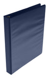 School Smart Polypropylene D-Ring View Binder, 2 Inches, Blue