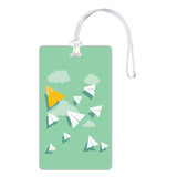 Sign Ever Paper Plane Luggage Tag For Travel Bag | Acrylic Suitcase Tag With Strap | Cute Airplane Design | Durable Travel Acces