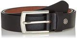 Auraki Casual 35Mm Leather Belts For Men/Boys(ArkTmb03) (Black, 44)