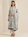 Libas Women'S Silk Blend Kurta Sets (400606_Black_Xl)