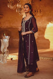 Anni Designer Women'S Cotton Blend Embroidered Straight Kurta With Pant & Dupatta (Ultra101 Wine_L_Wine_Large),Wine,L,Cotton Blend,ANNI DESIGNER Women's Cotton Blend Embroidered Straight Kurta with Pant & Dupatta (Ultra101 Wine),Kurta, Scarf