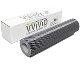 VViViD DECO65 Perforated Black Permanent Adhesive Craft 12 Inches x 5 Feet Vinyl Roll for Cricut, Silhouette & Cameo Including F
