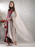 Gosriki Women'S Rayon Blend Straight Printed Kurta With Palazzo & Dupatta (Bagmati Maroon-Gs_M_Maroon_Medium),Maroon,,B0DJWG755W
