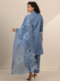 Libas Women'S Pure Cotton Kurta Sets (99441 Blue S