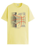 Adro Men'S Graphic Printed 100% Cotton T-Shirt - Regular Fit, Printed T-Shirts For Men (Rn24-Bcl-Ly_Light Yellow_M)
