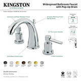 Kingston Brass Ks2965Dl Concord Widespread Lavatory Faucet, 7-Inch Spout Reach, Oil Rubbed Bronze
