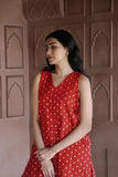 Anni Designer Women'S Rayon Viscose Printed A-Line Kurta With Pant (Dhyana Maroon_M_Maroon_Medium),Maroon,M,,,