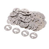 ATORSE 5x100x Metal Round Keyhole Shelf Brackets Hangers for Picture Frame Hanging
