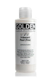 Golden Fluid Acrylic, 4 Ounce Bottle, Iridescent Pearl Fine