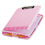 Breast Cancer Awareness Clipboard Box, 3/4 Capacity, 8 1/2 x 11, Pink