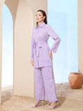 Leriya Fashion co-ord Set for Women Summer| co-ord Set for Women (Medium, LavenderBlush)