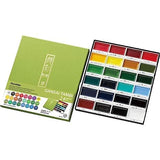 Zig KURETAKE GANSAI TAMBI 24 colors set, Watercolor Paint Set, Professionalquality watercolour set for artists and crafters, AP