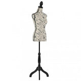 Loop Group - Female Dress Form With Wooden Base, Premium Store Display Mannequin, Model Hanger For Dress And Kurti Display Stand