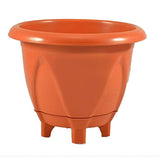 Aarsh Gamla/Planter/Pot With Round Plastic Plant Saucer/Bottom Plate For Garden Flowering Pot With Bottom Tray Gardening, Flower
