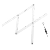 HEAVENGLOW Pantograph Artist Drawing Tool Durable Folding Scale Ruler Metric for Home