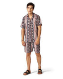 Dhruvi Trendz Mens Rayon Men Co-Ord Set Regular Fit Night Dress (Dt-Ms-6075&Sh230_Black_2Xl)