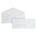Office Depot Brand Window Envelopes, Window On Bottom Left, #9, 3 7/8 x 8 7/8, White, Box of 500