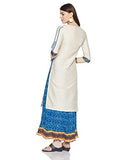 W For Woman Women'S Straight Kurta (17Au17239-65696_Std Ecru_12)