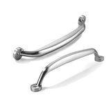 CABDM 10 Pack 6 inch Hole Center Brushed Satin Nickel Cabinet Pulls - Heavy Duty Solid Drawer Hardware Handles Kitchen Vanity Ba
