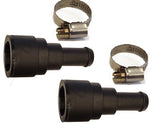 (SET OF TWO) UPGRADED Stronger than OEM Heater Core Coolant Hose Connector FITS: 1998-2014 Chevrolet Silverado/GMC Sierra 1500 2