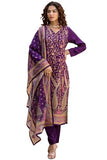 Gosriki Women'S Rayon Viscose Straight Printed Kurta With Pant & Dupatta (Setul Begani-Gs_M_Begani_Medium),Begani,,B0F38GVXJD