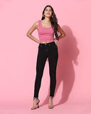 Toplot Women'S Combo Solid Ribbed Scoop Neck Sleeveless Slim Fit Tank Top Pack Of 2 (Combo-5069-Pnk-Pnk-M),Pink-Pink,,B0CG5JCCL9