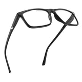 Premium Black Frame Blue Light Blocking Reading Glasses Men - Sturdy Spring Hinges Blue-Light Readers for Men - Trendy for all F