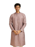 Diwas By Manyavar Men'S Art Silk Printed Kurta (Dusty Pink,Xxl)
