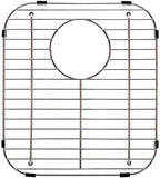 31180 13.1 x 11.6inch Double Bowl Sink Protection Grid in Stainless Steel with Rear Drain Stainless Steel Chrome