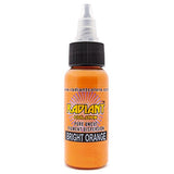 Radiant Colors Tattoo Ink Professional Tattooing Inks Fluid Vegan Pigments 1/2 oz Half Ounce Brite Orange