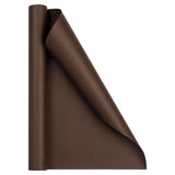 JAM Paper Gift Wrap - Matte Wrapping Paper - 26.3 Sq Ft (17 in x 18 Ft) - Matte Chocolate Brown - Roll Sold Individually