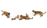 Cougars & Cubs (3 ea) HO Scale Woodland Scenics