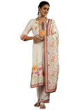Libas Women'S Cotton Blend Kurta Set (48732_Off White
