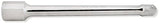 URREA Socket Wrench Extension - 1 Drive 16-Inch Ratchet Extender with Drop Forged Construction & Fully Polished Nickel-Chrome Fi