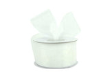 Ribbon Bazaar Plain Sheer Organza 3/8 White 100yd Spool 100% Nylon Ribbon
