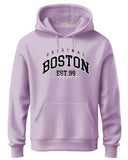 Adro Men'S Cotton Neck Hooded Sweatshirt (H24-Bost-Pu-S_Lavender)