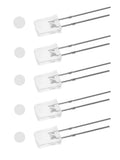 Yetaida Diffused Len Square LED Kits, 100Pcs 2x5x7 mm Diffused Square Led Diode, White Diffused Led Diode Len Lights, Square Led