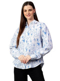 KOTTY Women's Oversized Cotton Blend Shirt(Multicolor XL),Pale Orchid