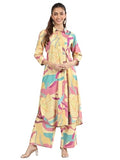 Libas Women'S Viscose Co-Ords Set (400002O_Multi