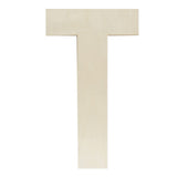 Wooden Letters 12 Inch, Big Wooden Letter T Shapes Cutouts Blank Unfinished Large Wood Alphabet Letters for DIY Crafts Wall Deco