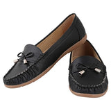 Shoetopia Women'S Block Heel Loafers Black (4 Uk),Black,4,B0BY6WHMNK